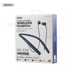 REMAX RB-S30 DOUBLE MOVING-COIL NECKBAND WIRELESS SPORTS SWEAT-FREE HEADPHONE
