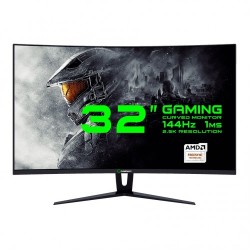 GameMax GMX32CEWQ 32" 144Hz 2K WQHD FreeSync Curved Gaming Monitor