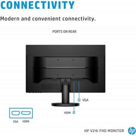 HP V24i 23.8 Inch FHD 75Hz IPS Monitor (65P59AA)
